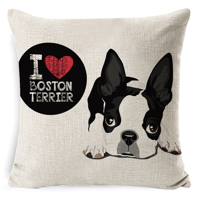 Dog cartoon pillow
