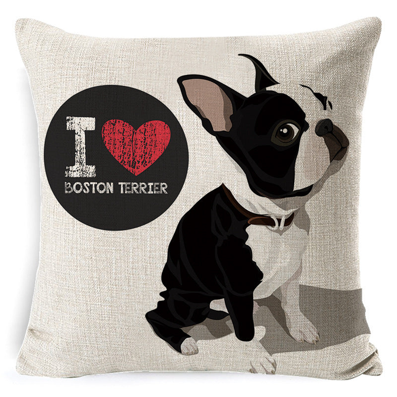 Dog cartoon pillow