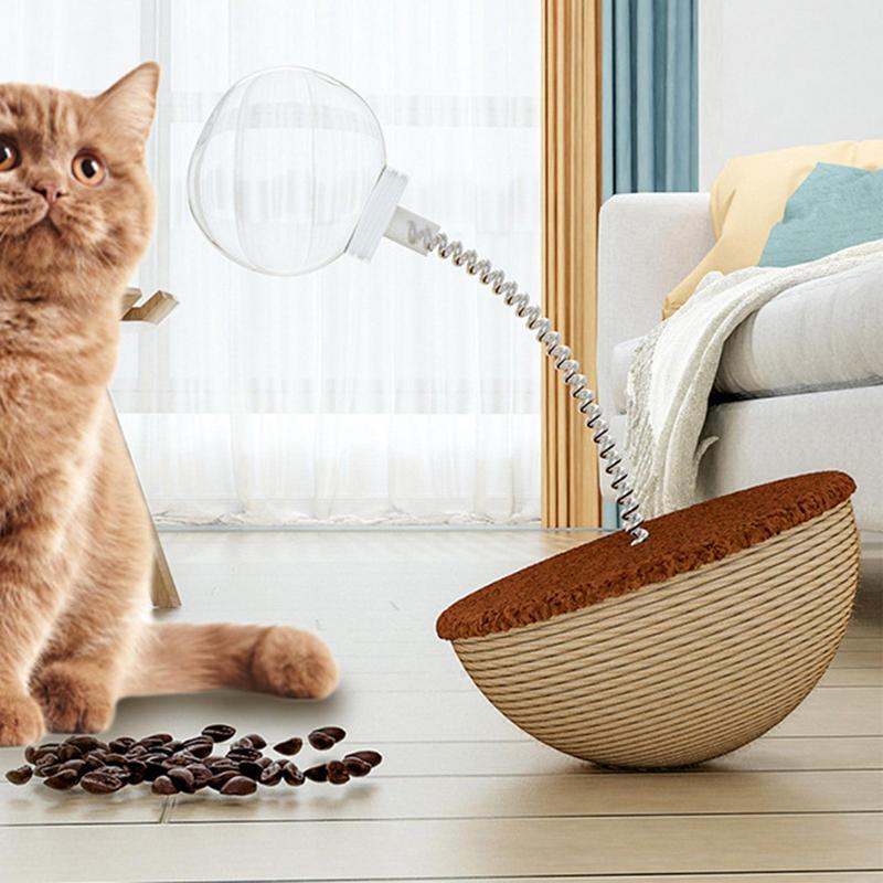Interactive, Auto-Balancing Cat Food Dispenser.
