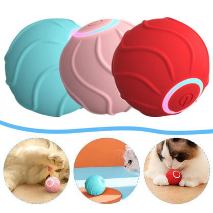 Touch Activated, Automatically Bouncing, Smart Cat Toy. Battery Powered Interactive Cat Toy.